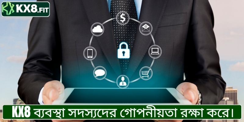 KX8 ব্যবস্থা সদস্যদের গোপনীয়তা রক্ষা করে।