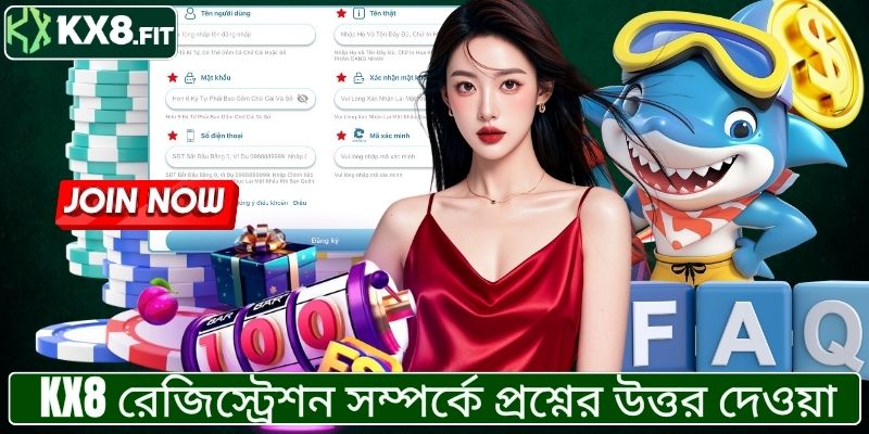 KX8 রেজিস্ট্রেশন সম্পর্কে প্রশ্নের উত্তর দেওয়া