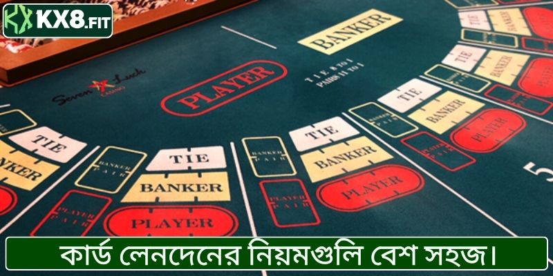 কার্ড লেনদেনের নিয়মগুলি বেশ সহজ।